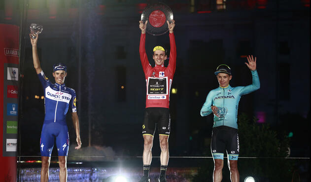 Podio Vuelta a España 2018