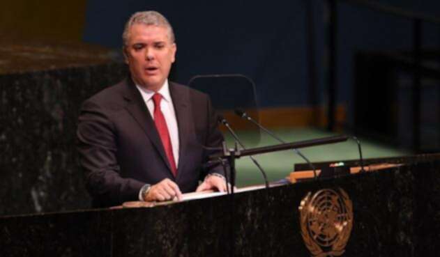 Presidente Iván Duque Márquez en la ONU