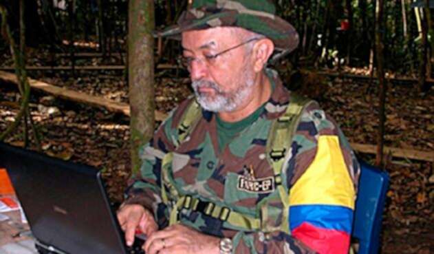 Raúl Reyes, guerrillero de las Farc abatido por las Fuerzas Militares el primero de marzo de 2008