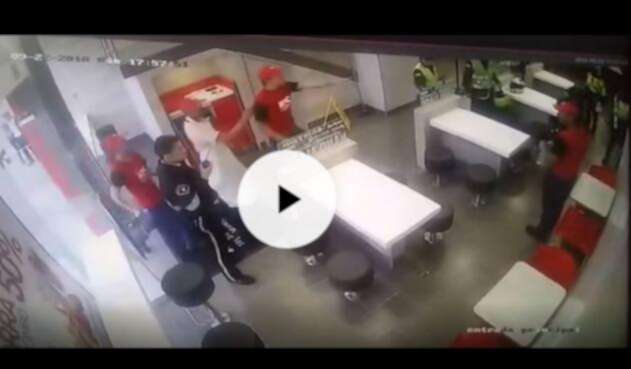 Atraco en KFC de Suba