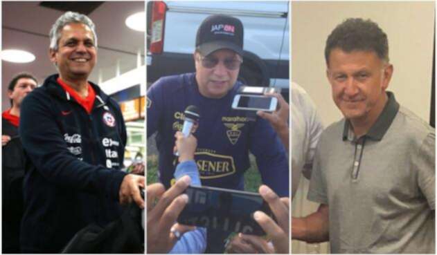 Reinaldo Rueda, 'Bolillo' Gómez y Juan Carlos Osorio