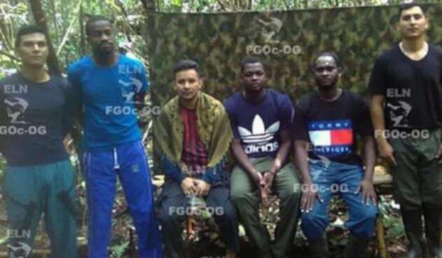 Secuestrados Chocó Las pruebas de supervivencia que entregó el ELN sobre secuestrados en Chocó.