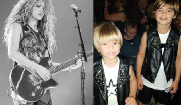 Shakira e hijos