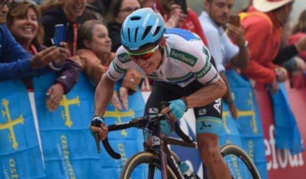 'Superman' López, ciclista del Astana Pro Team