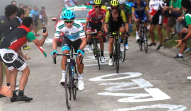 Miguel Ángel López en la Vuelta 2018