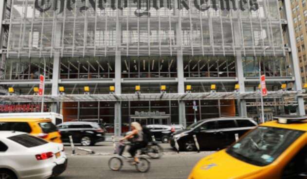 La sede de The New York Times en Nueva York