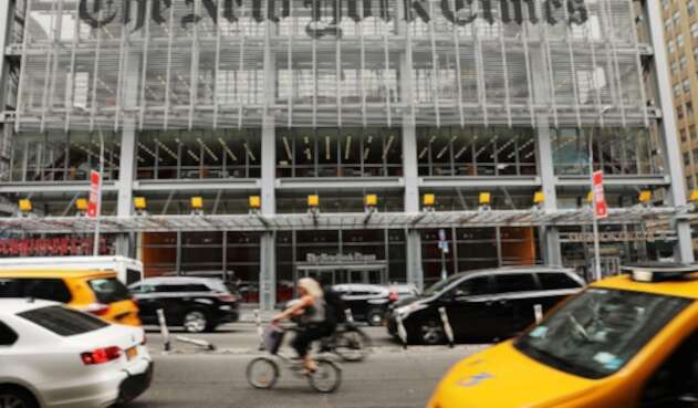 La sede de The New York Times en Nueva York