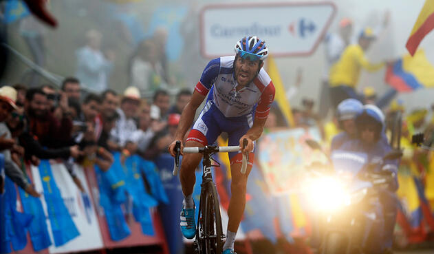 Thibaut Pinot, ciclista francés al servicio de Groupama-FDJ Thibaut Pinot, ciclista francés al servicio de Groupama-FDJ