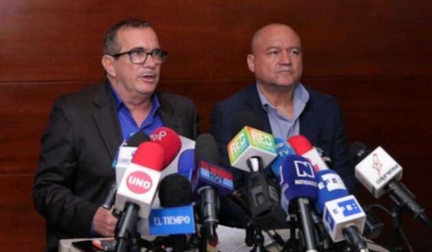 Timochenko y Carlos Antonio Lozada Timochenko y Carlos Antonio Lozada