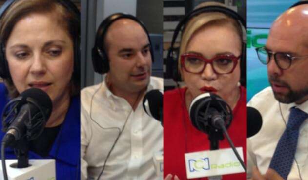 Panelistas del programa Voces RCN