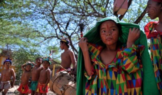 Población indígena wayúu en La Guajira