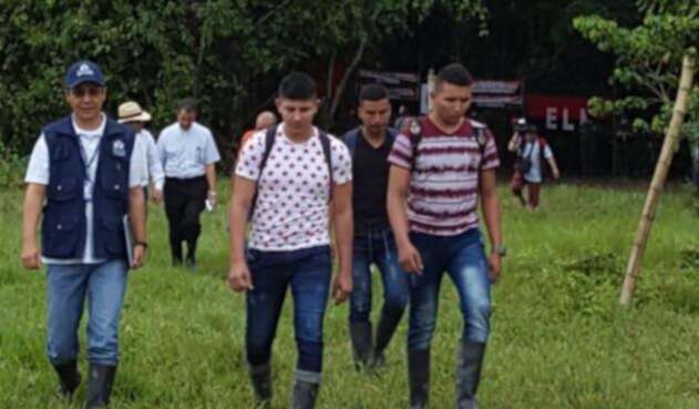 Soldados liberados en Arauca