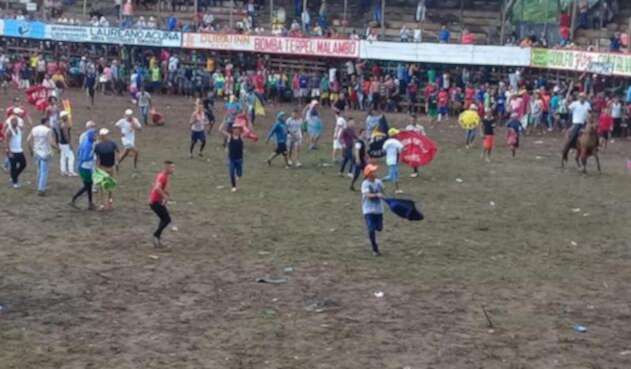Las corralejas se realizan en medio de las fiestas patronales.