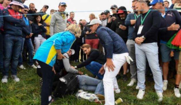 Corine Remande perdió la visión de su ojo cuando recibió un golpe en el Ryder Cup