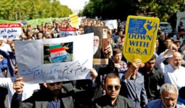 Irán protestas Estados Unidos