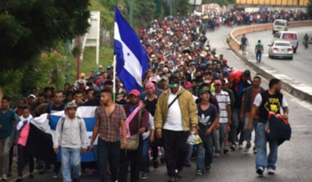 Caravana migrantes hondureños