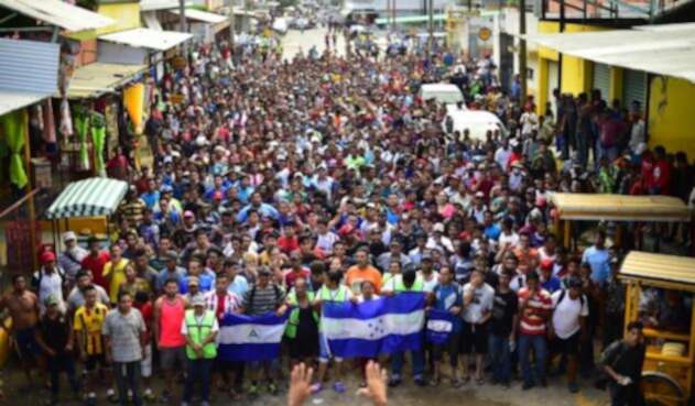 Caravana hondureños