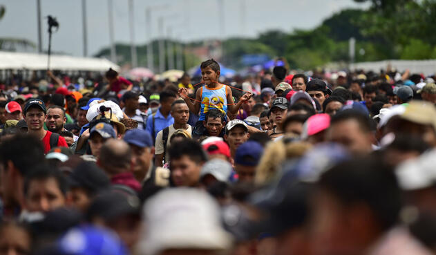 Caravana de migrantes hondureños hacia EE.UU.