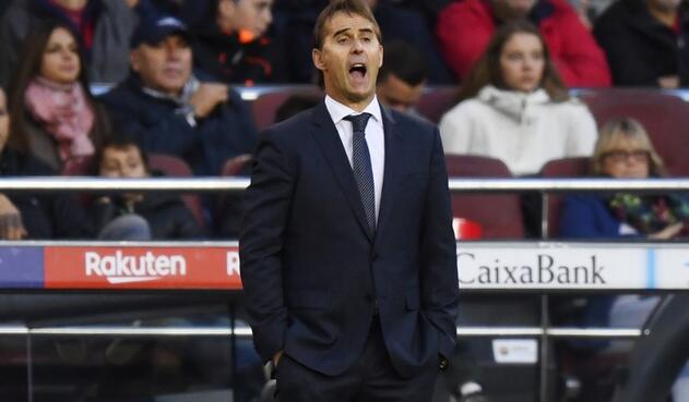 Julen Lopetegui, con futuro incierto en el Real Madrid tras el clásico ante Barcelona