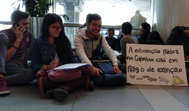 Con esta iniciativa los estudiantes buscan darle más notoriedad a la problemática de la educación pública