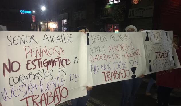 Protestas en Corabastos