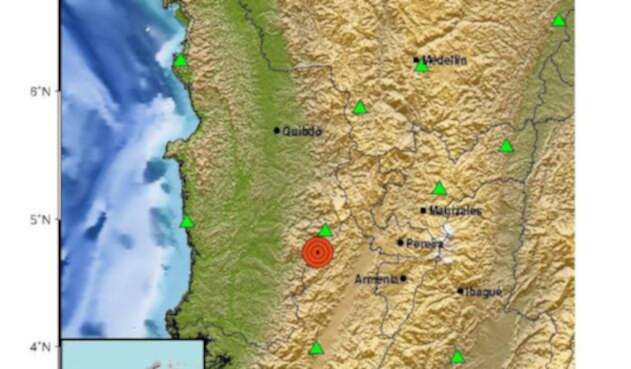El epicentro fue el departamento del Chocó