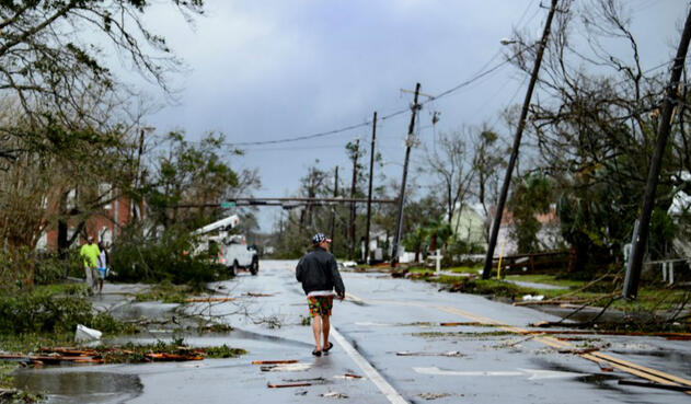 Estragos de huracán Michael en Florida