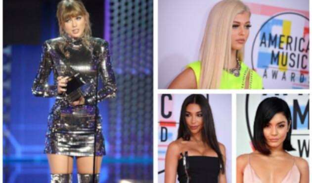 Las bellas de los American Music Awards