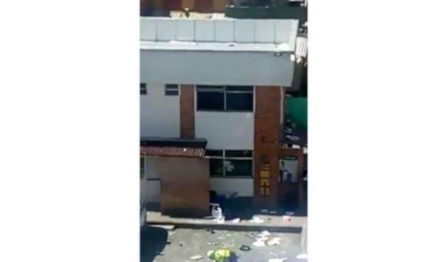 Así se dio el amotinamiento en estación de Suba Así se dio el amotinamiento en estación de Suba