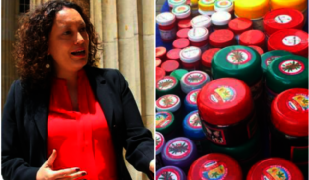 Angelica Lozano lamentó que amenacen con incautar pomadas de marihuana