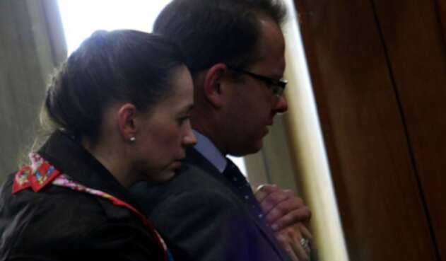 Catalina Serrano y Andrés Felipe Arias