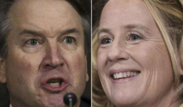 Brett Kavanaugh y Christine Blasey Ford