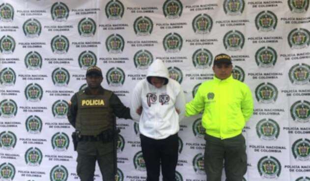 Juan David García Gómez, de 18 años de edad, presunto responsable de crimen de dos niños en Vegachí, Antioquia.