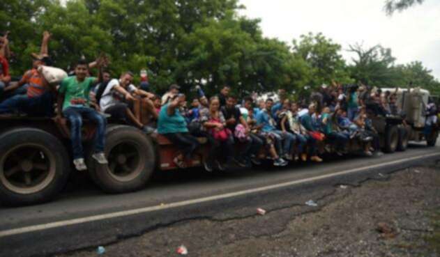 Caravana de migrantes hondureños hacia EE.UU. Caravana de migrantes hondureños hacia EE.UU.