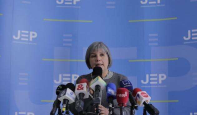 Patricia Linares, presidenta de la JEP