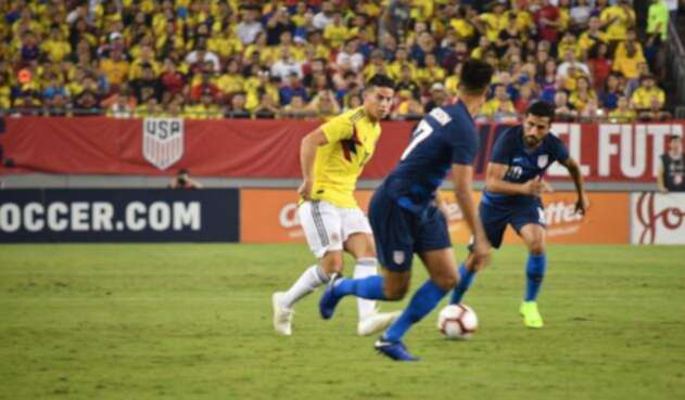James Rodríguez, jugador de la Selección Colombia