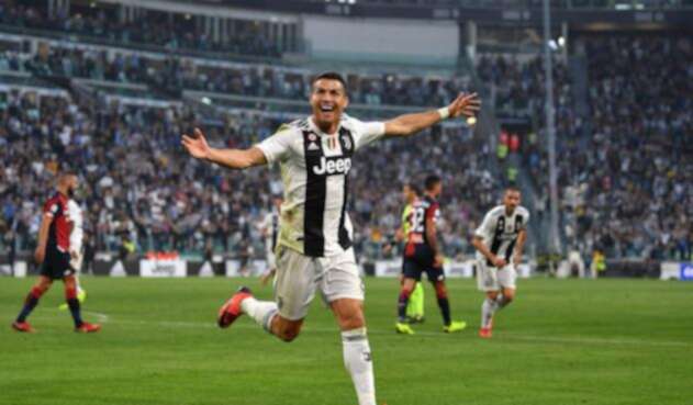Cristiano Ronaldo celebra un gol con la Juventus Cristiano Ronaldo celebra un gol con la Juventus