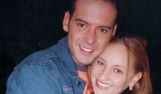 Ana Victoria Beltrán en compañía de Diego Cadavid