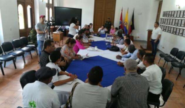 Reunión entre cocaleros y Autoridades en Norte de Santander buscando acercamientos con el Gobierno Nacional y reactivar la MIA Catatumbo