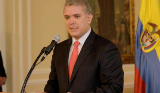 Presidente Iván Duque en la Casa de Nariño