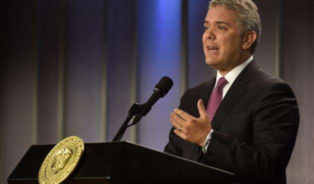 Presidente Iván Duque declaración en Casa de Nariño