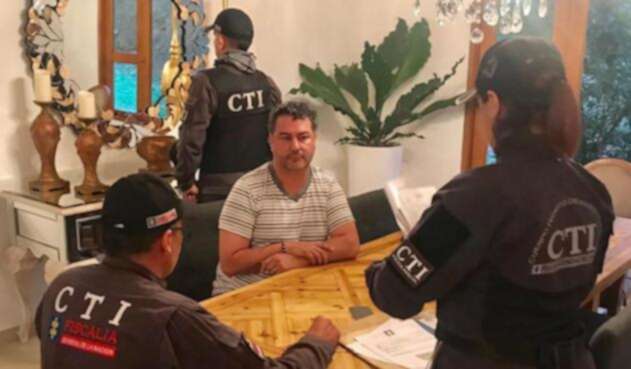 Édison García Restrepo agredió a unos uniformados / CTI Édison García Restrepo agredió a unos uniformados