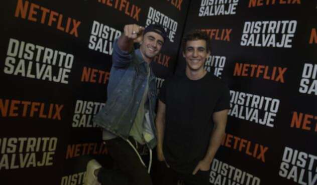 Itzan Escamilla y Miguel Herrán actores de la serie Élite
