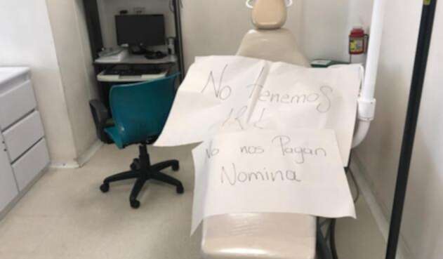 Médicos protestan en Esimed Médicos protestan en Esimed