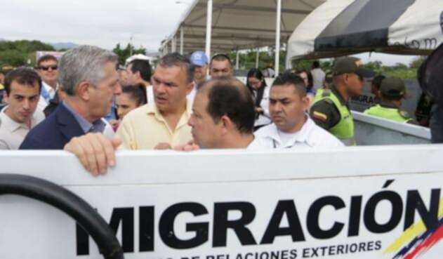 Filippo Grandi en su visita a Cúcuta