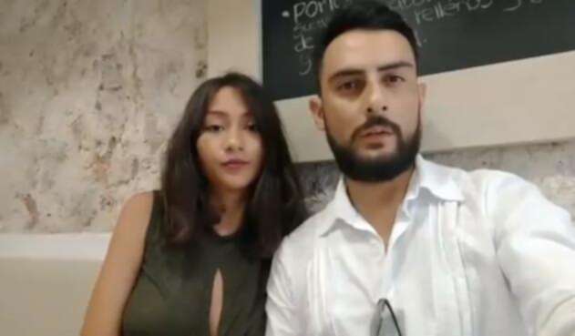 Gustavo Rugeles golpeó a su novia Gustavo Rugeles y su novia