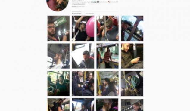 Cuenta de Instagram de 'los más guapo' de Transmilenio