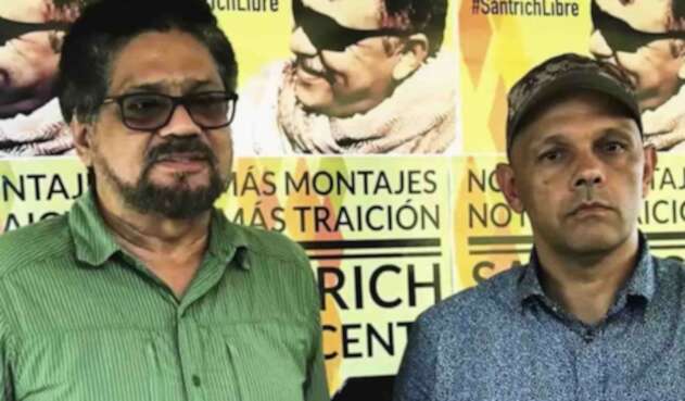 Iván Márquez y El Paisa, dos de los miembros de las Farc sobre quienes hay dudas de su compromiso con el Acuerdo de Paz.