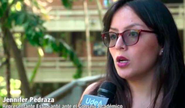 Jennifer Pedraza, líder de la Asociación Colombiana de Representantes Estudiantiles de la Educación Superior