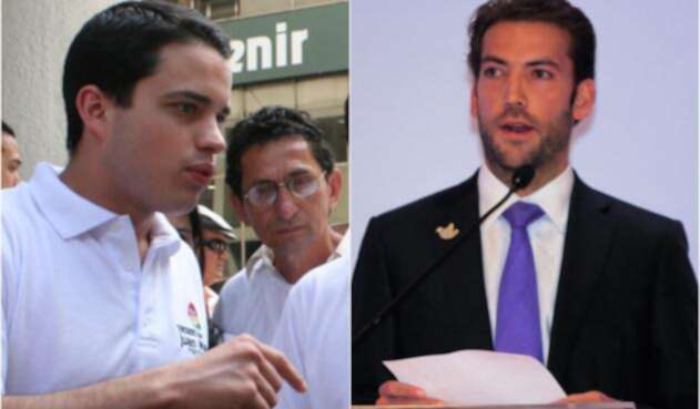 Jerónimo Uribe y Martín Santos, hijos de Álvaro Uribe y Martín Santos, respectivamente